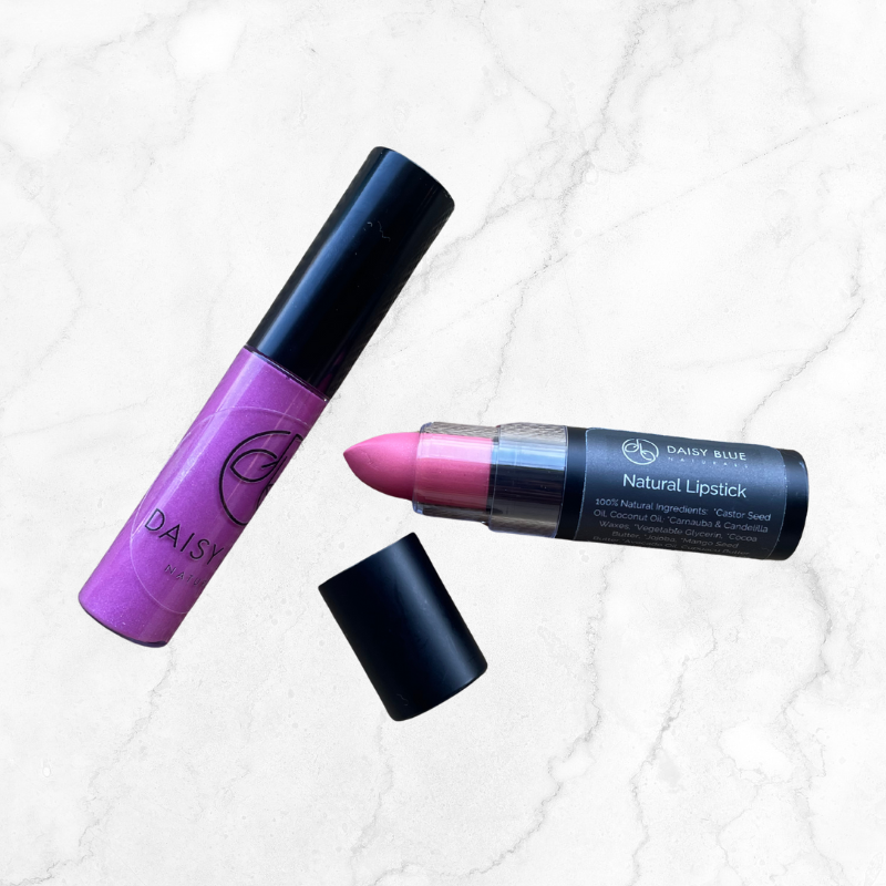 Perfectly Pink & Wild Orchid Lipstick & Lip Gloss Duo