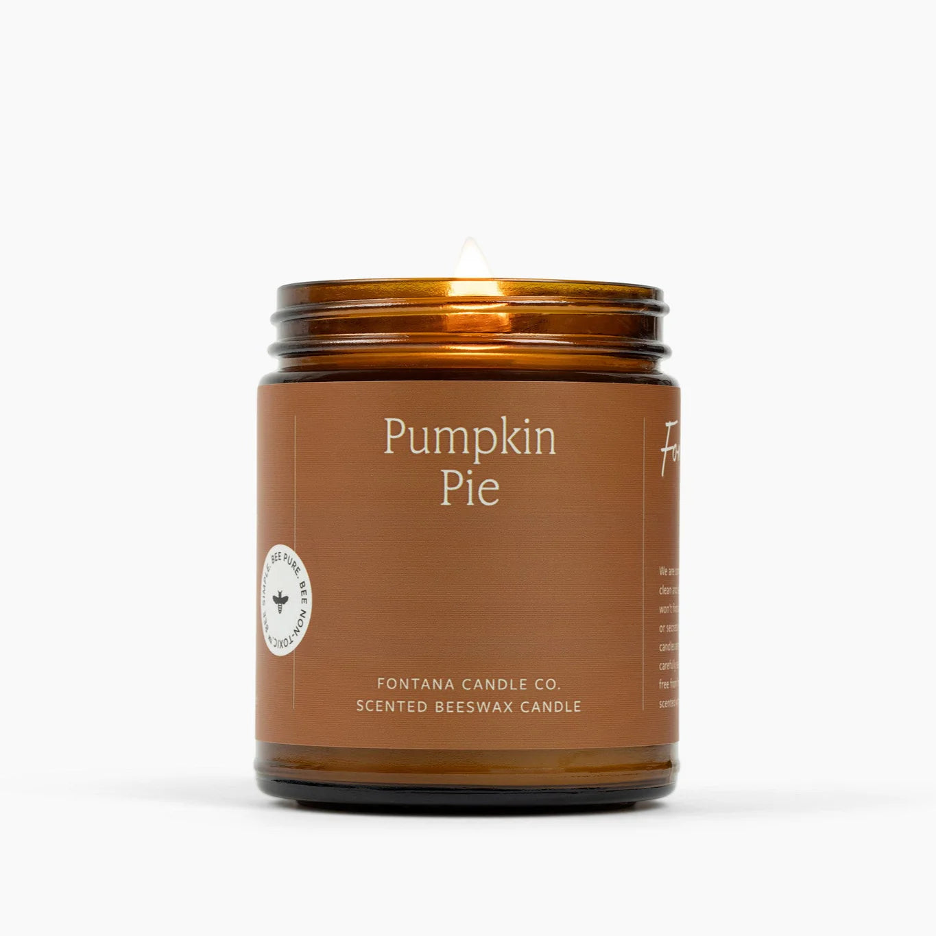 Pumpkin Pie Beeswax Candle