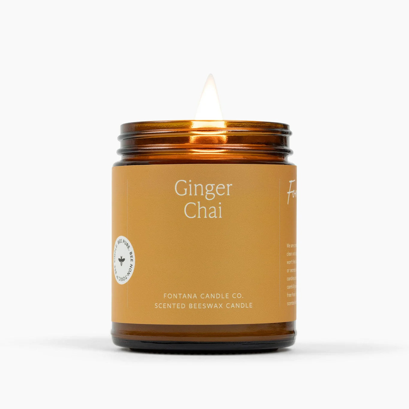 Ginger Chai Beeswax Candle