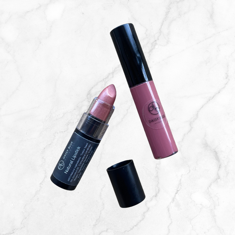 Hibiscus Kisses & Berry Mauvelous Lipstick & Lip Gloss Duo