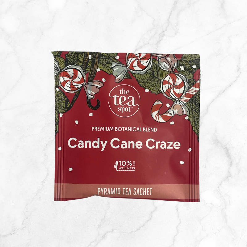Candy Cane Craze Single Serve Tea Sachet