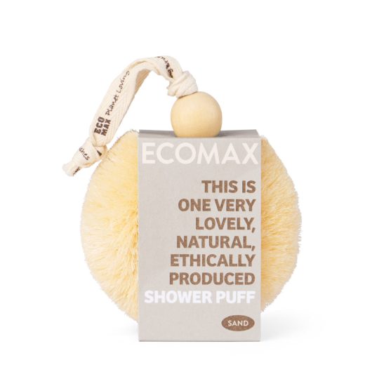 Ecomax Shower Puff - Sand