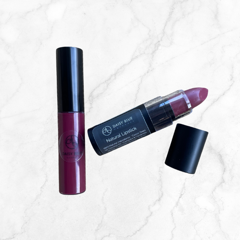 Wine Not & Purely Plum Lipstick & Lip Gloss Duo