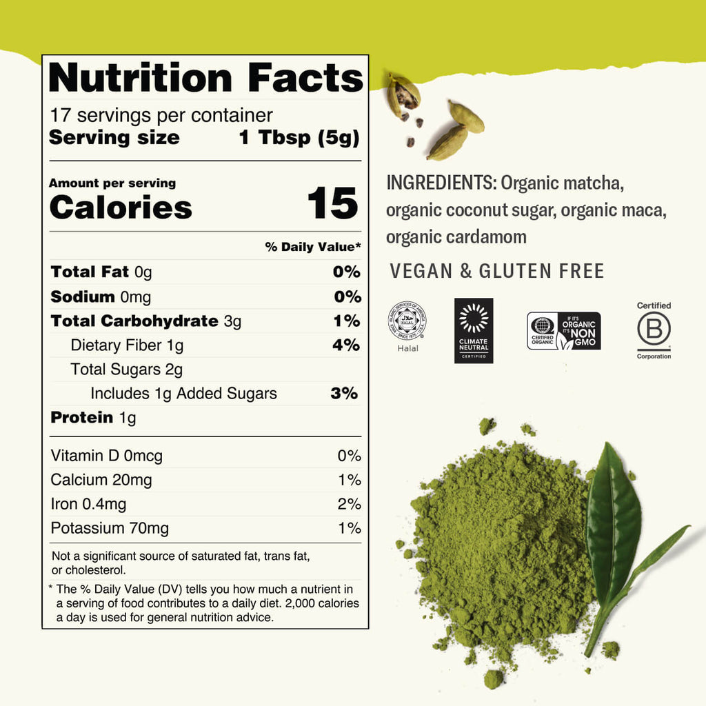 Matcha Maca Latte